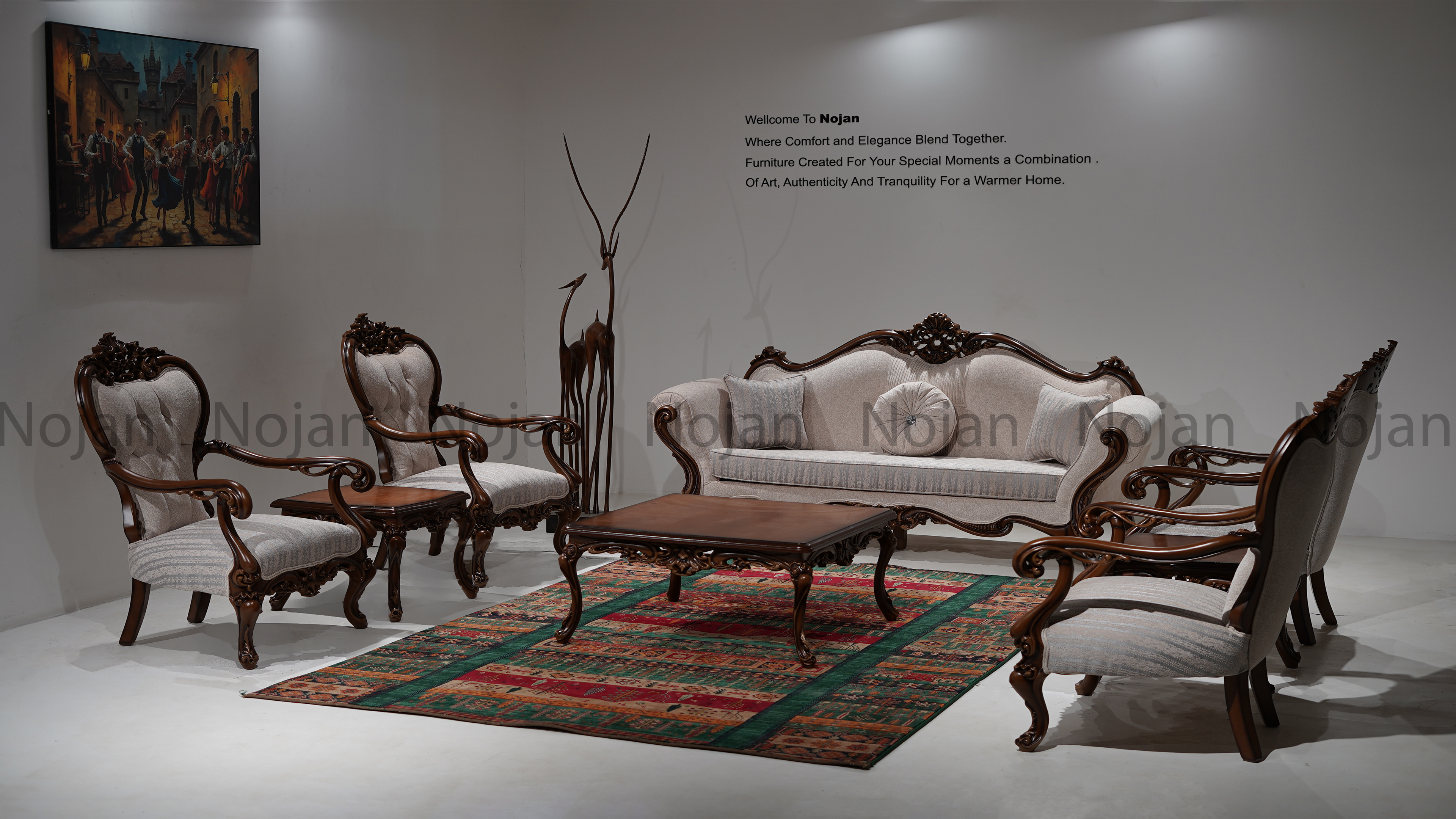 قیمت مبل کلاسیک پالیز