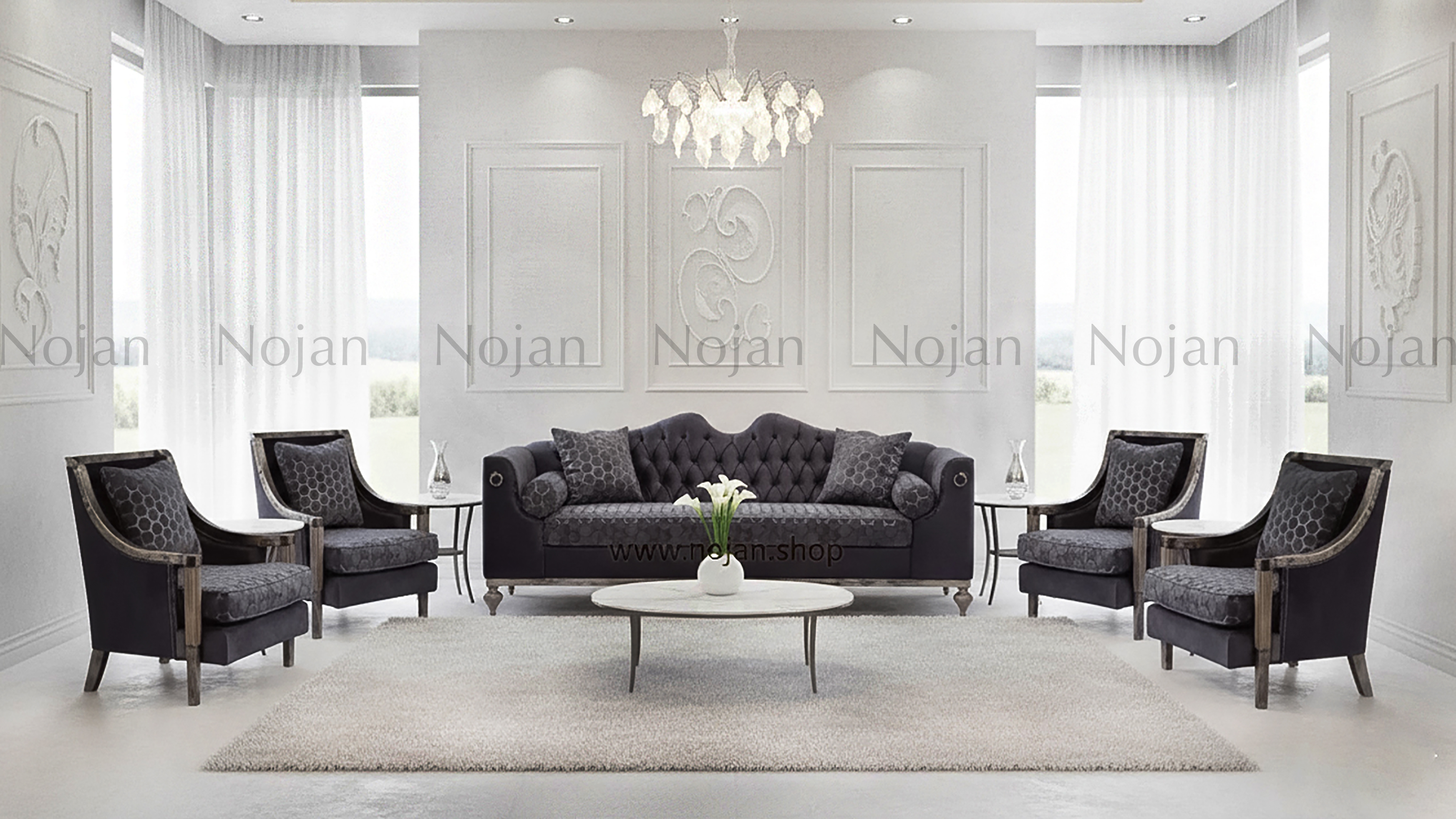 قیمت مبل نئوکلاسیک آوان