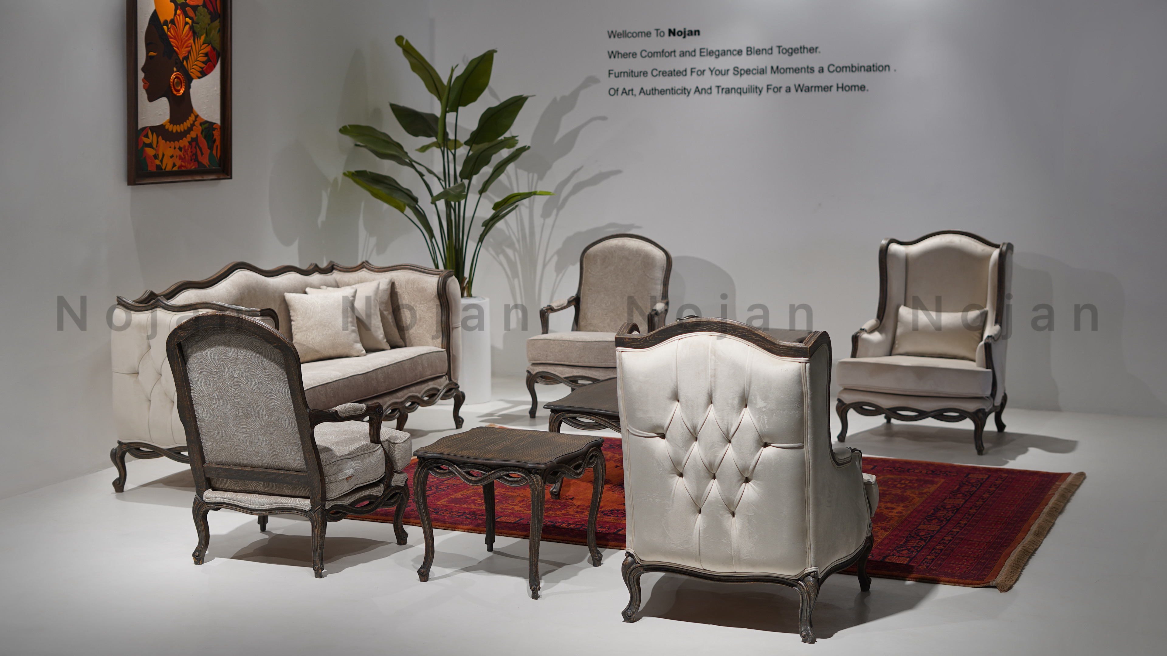 مبل نئوکلاسیک گلاریس