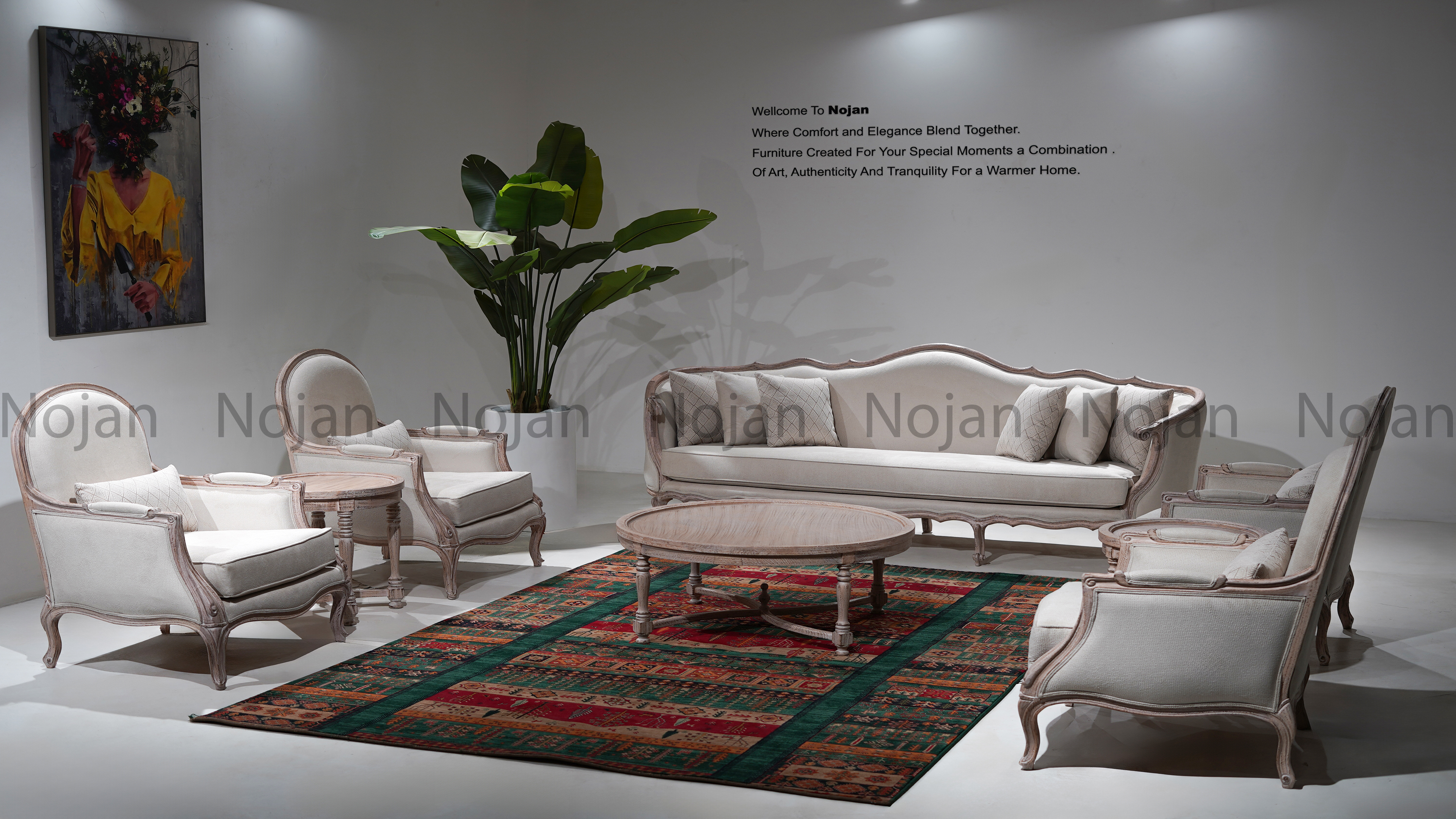 قیمت مبل نئوکلاسیک آترینا