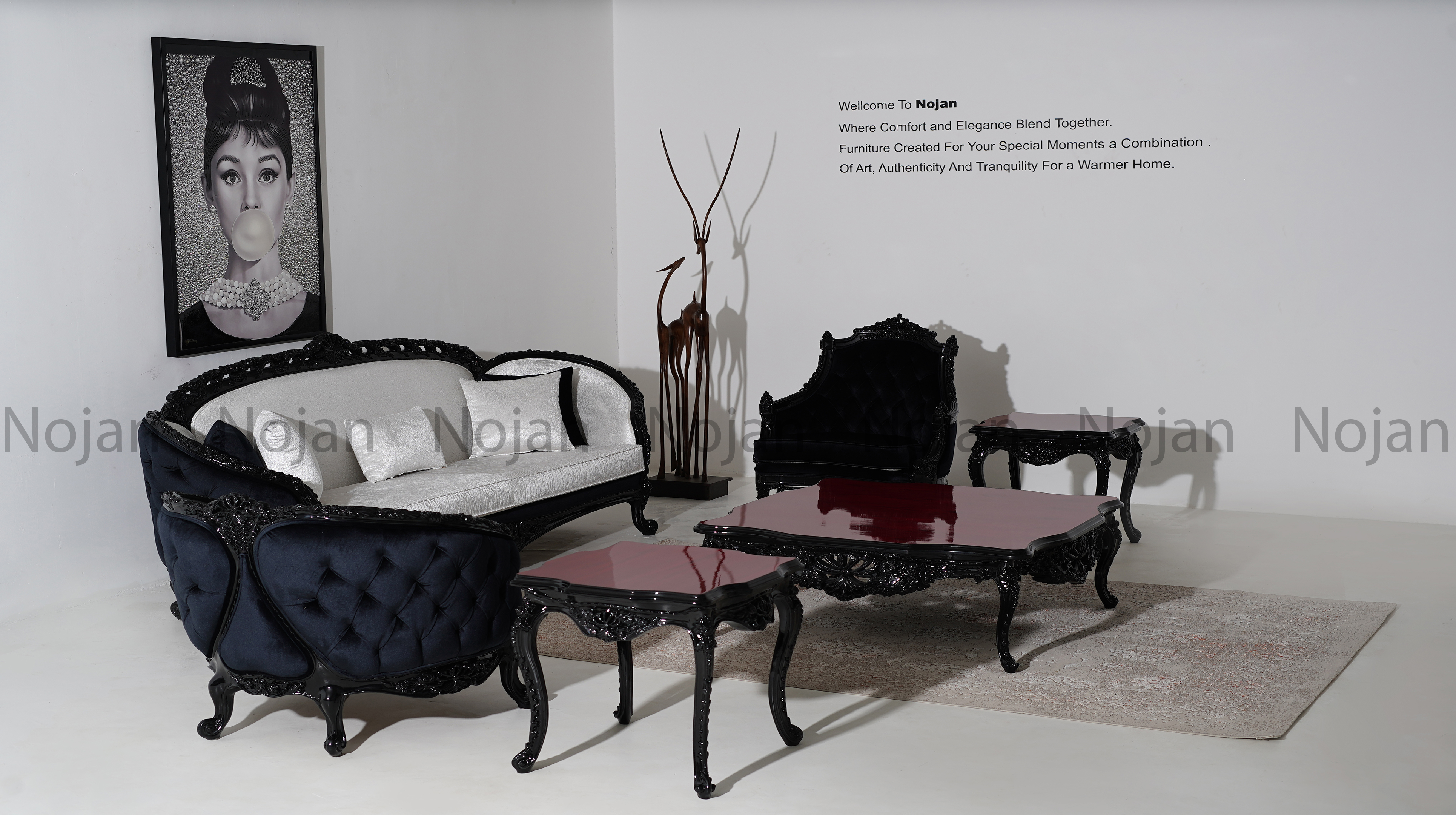 مبل کلاسیک کارولین