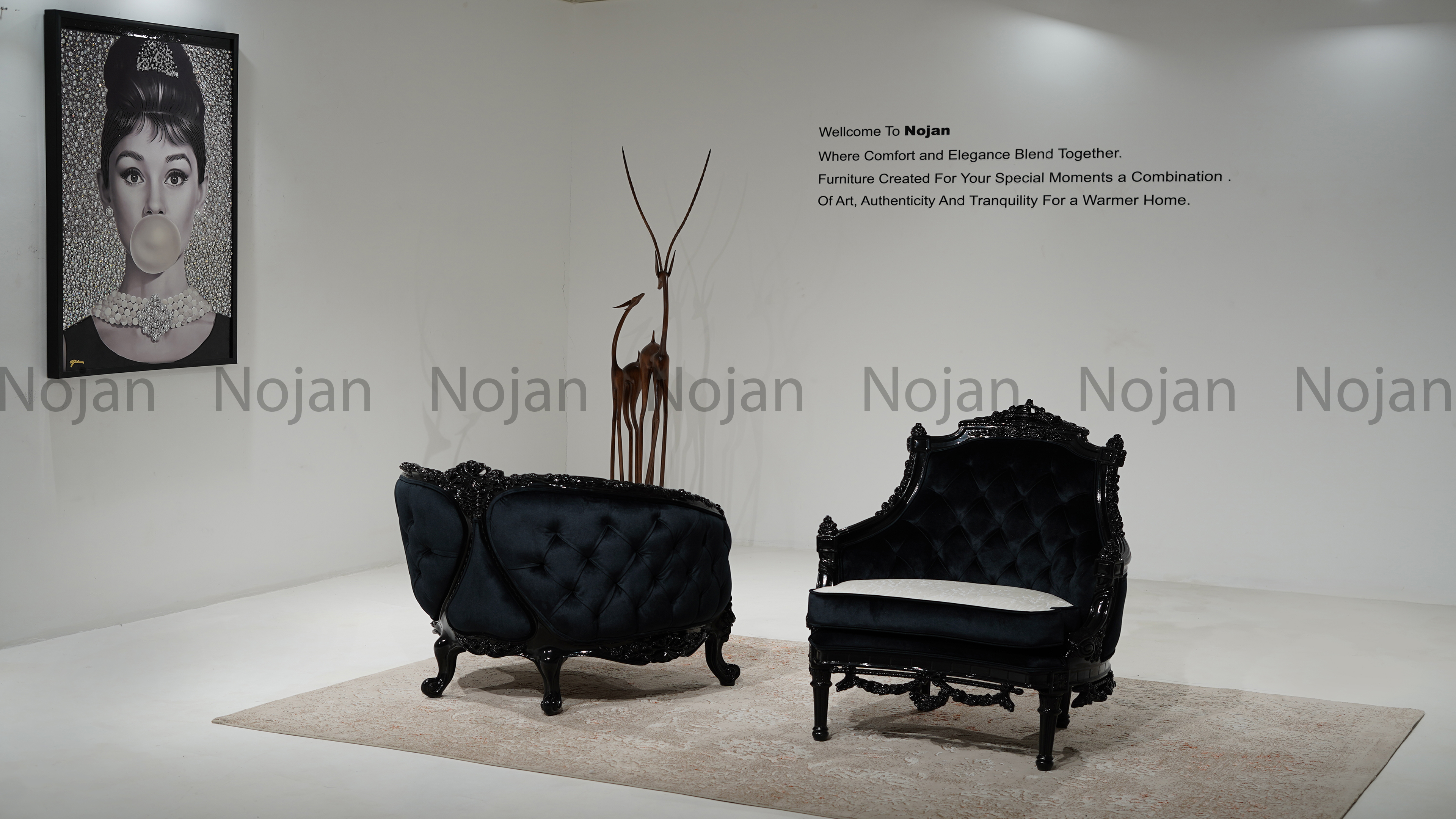 مبل کلاسیک کارولین