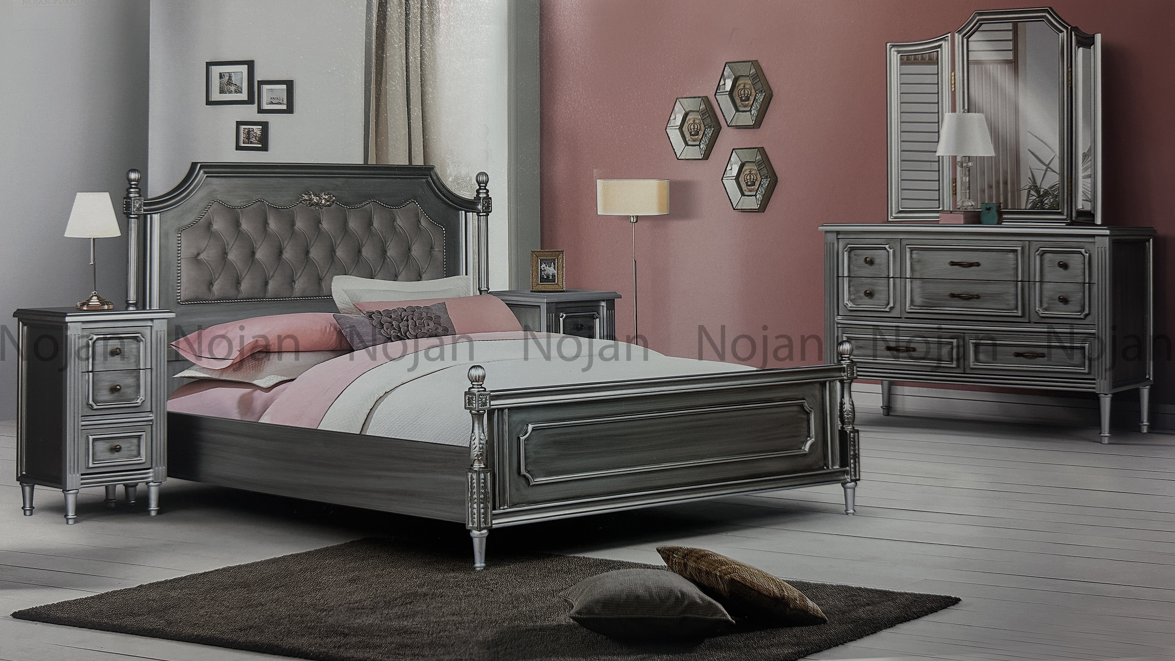 قیمت سرویس خواب نئوکلاسیک هیوا