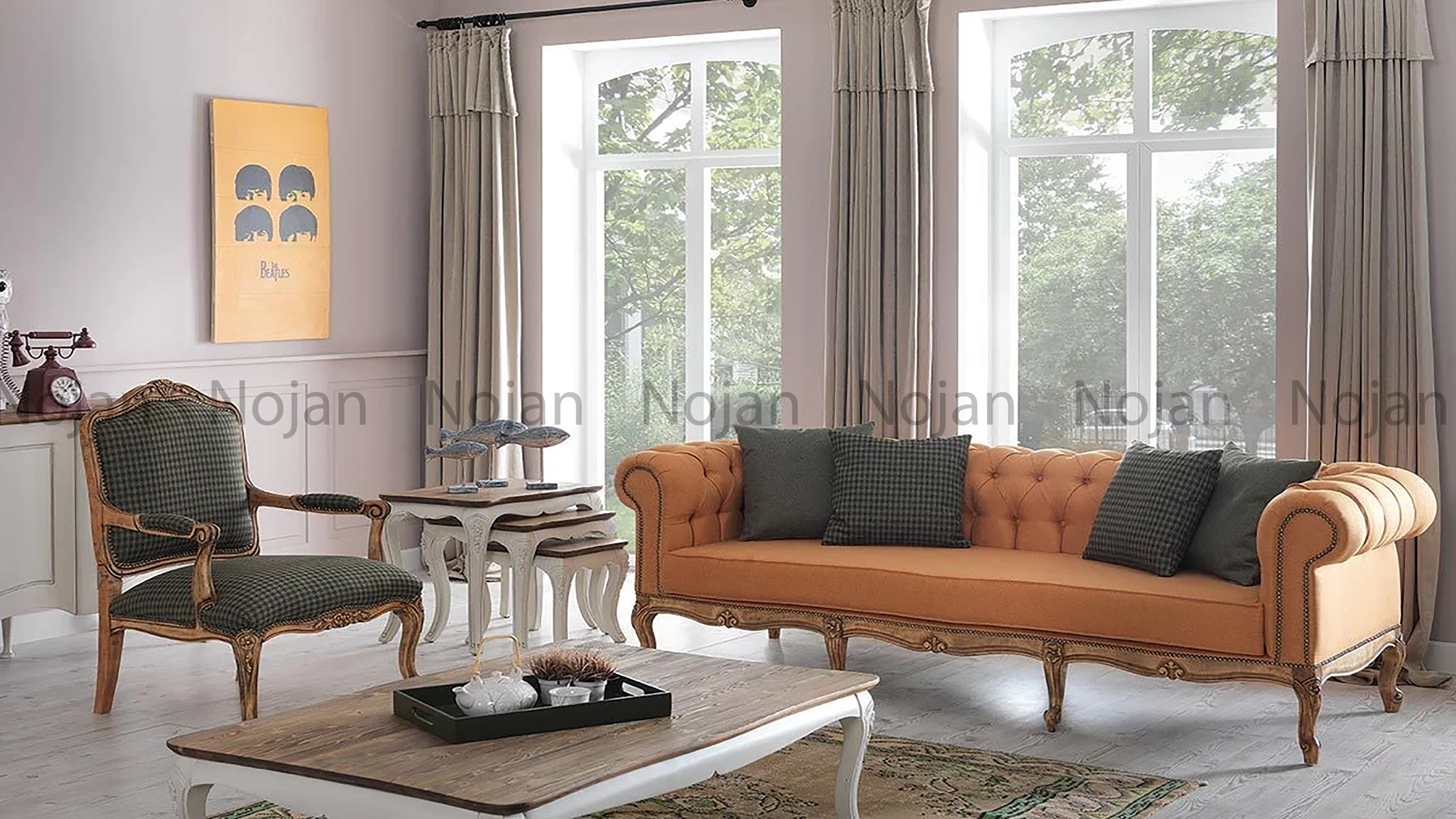 مبل نئوکلاسیک آتریسا