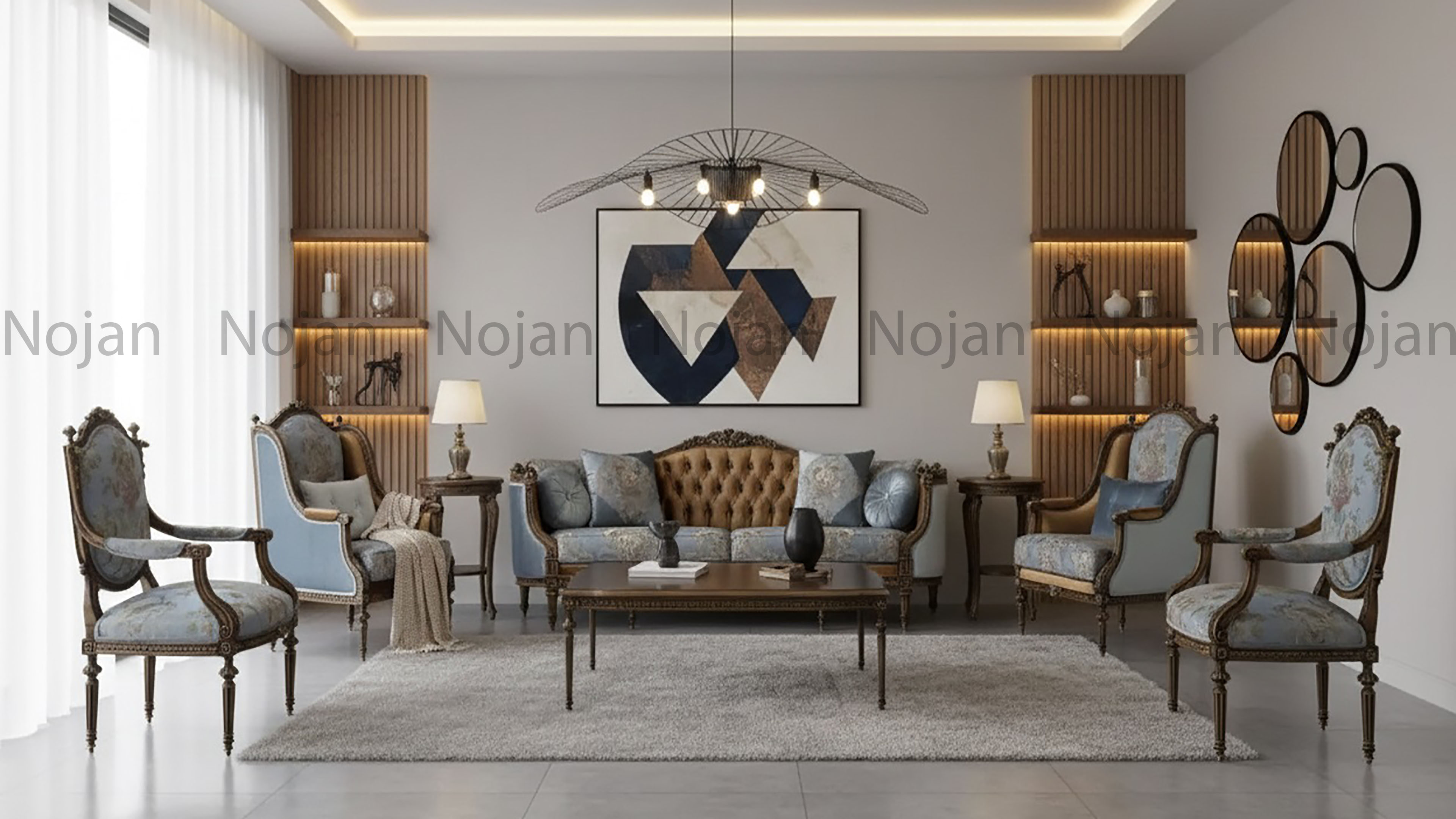 مبل کلاسیک تیاگو