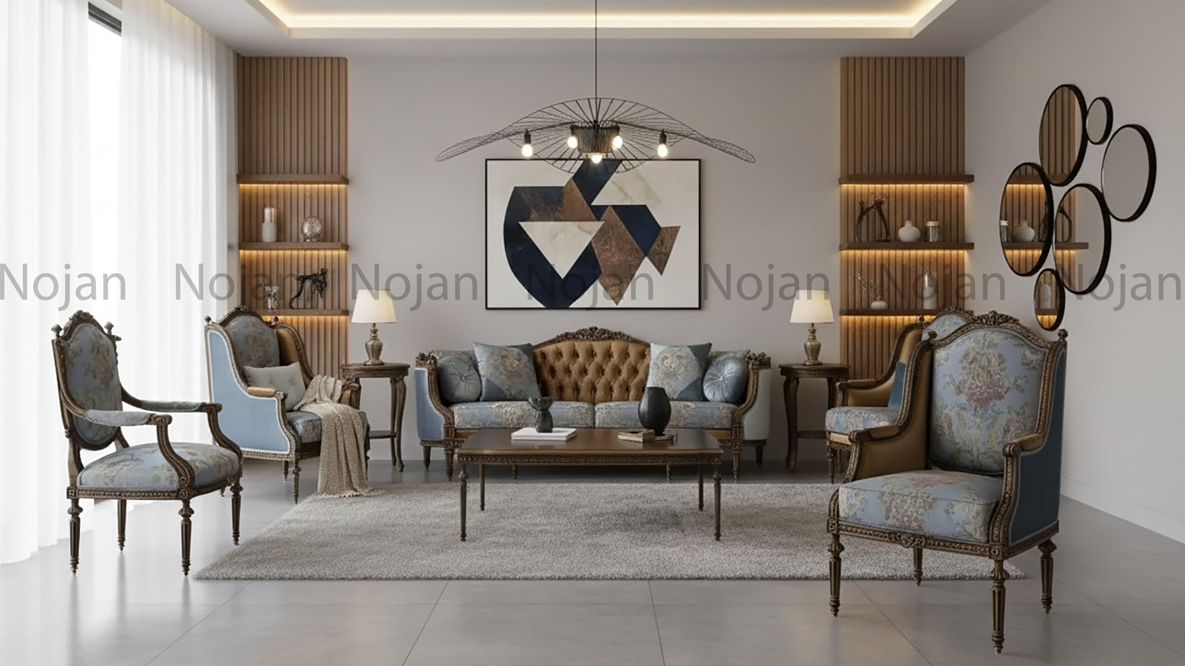 مبل کلاسیک تیاگو