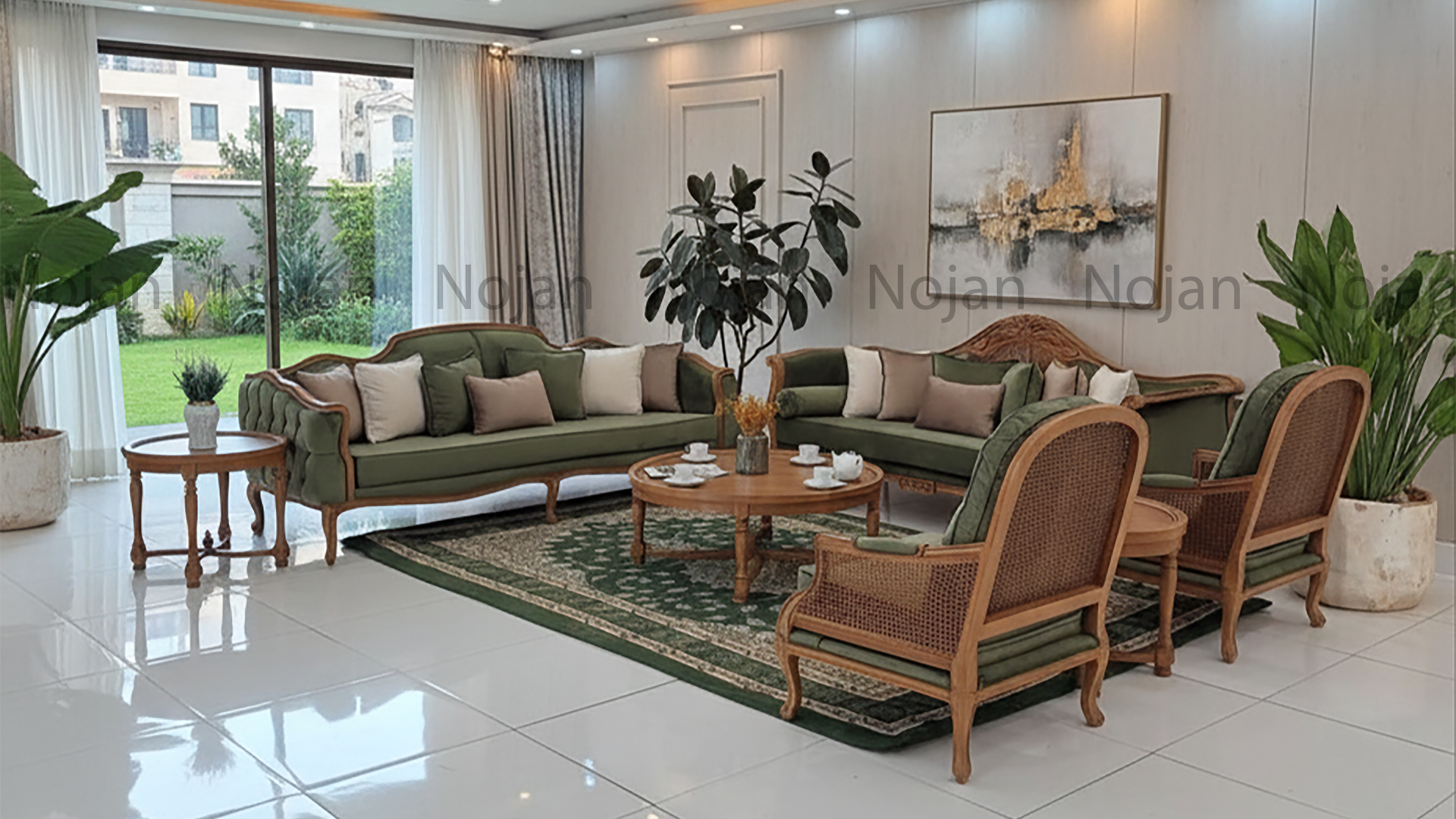 قیمت مبل نئوکلاسیک آراما